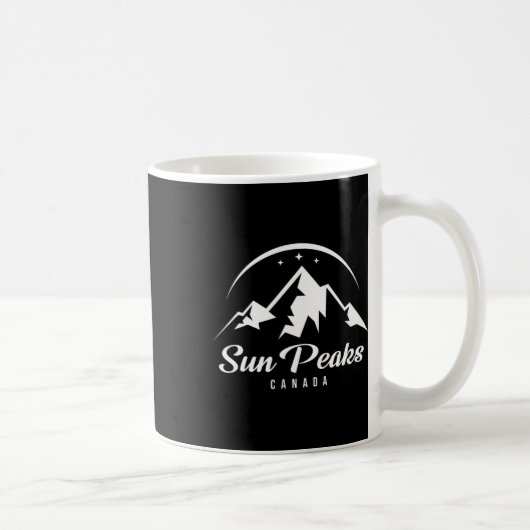 Mug Sun Peaks Canada Station de ski Ski Snowboard (Droite)