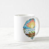Mug Sun Rain Growth Nature Symbol Illustration design  (Devant droit)