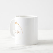 Mug Sun Total Solar Eclipse 2024 Totalité 8 avril Femm (Devant gauche)