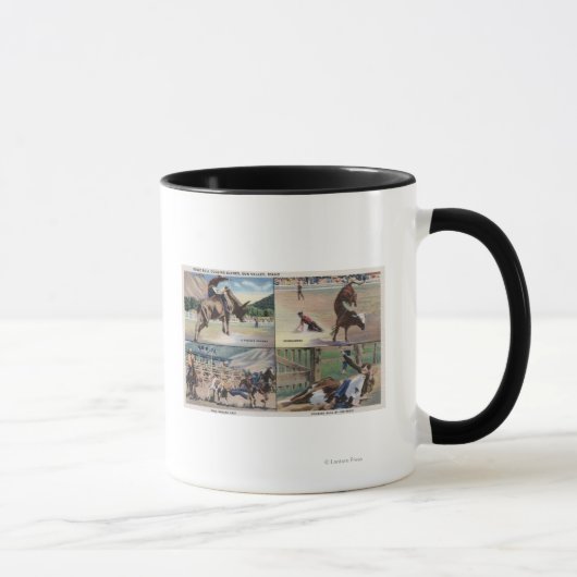 Mug Sun Valley, IDRodeo Bull Dogging (Droite)