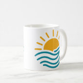 Mug Sun & Wave (Devant droit)