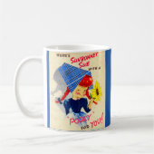 Mug Sunbonnet Sue 1940 a un posy pour vous (Gauche)