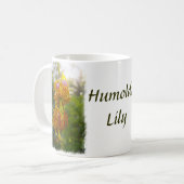 Mug Sunburst de Humboldt Lilies sur blanc (Devant gauche)
