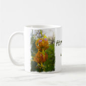 Mug Sunburst de Humboldt Lilies sur blanc (Gauche)