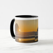 Mug Sunburst Et Haystack Rock Au Cap Kiwanda (Devant gauche)