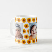 Mug Sunfleurs enfants photo jaune (Devant gauche)