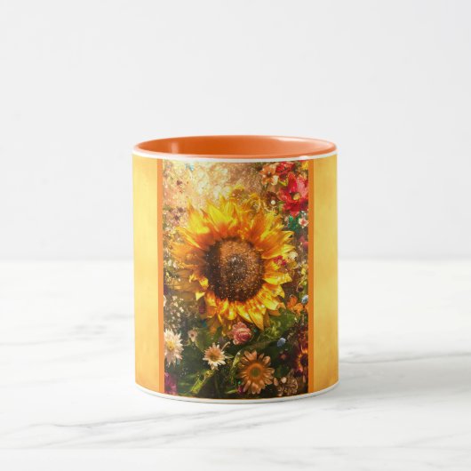 Mug Sunflower Art De William Morris (Centre)