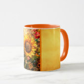 Mug Sunflower Art De William Morris (Devant droit)