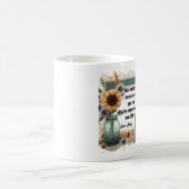 Mug Sunflower Boot Mug, "God Sees Where You Can Be" (Centre)