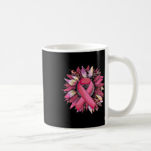 Mug Sunflower Cancer du sein Sensibilisation Leopard S