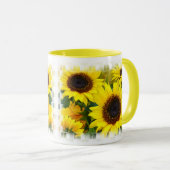 Mug Sunflower ensoleillée (Devant droit)