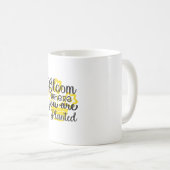 Mug Sunflower Lover | Where You Are Planted (Devant droit)