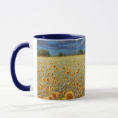 Mug Sunflower Meadow and Sky Art Muup Cup (Gauche)