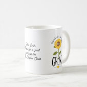 Mug Sunflower merci de nous aider à devenir enseignant (Devant droit)
