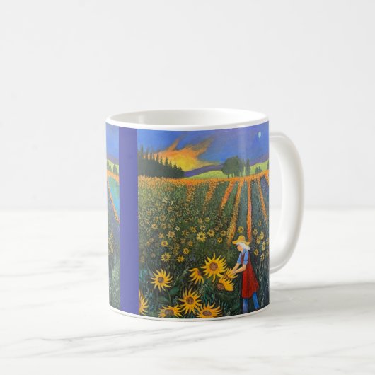 Mug Sunflower Moon (Devant droit)
