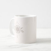 Mug Sunflower Moon Line Art (Devant gauche)