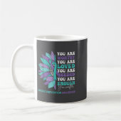 Mug Sunflower Motivational Suprt Suicide Prevention Aw (Gauche)