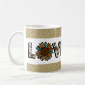 Mug Sunflower Western Loho Boho été (Gauche)