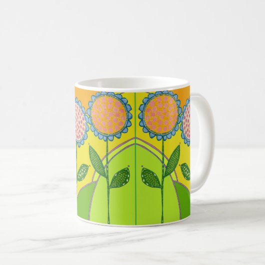 MUG "SUNFLOWERS" (Devant droit)