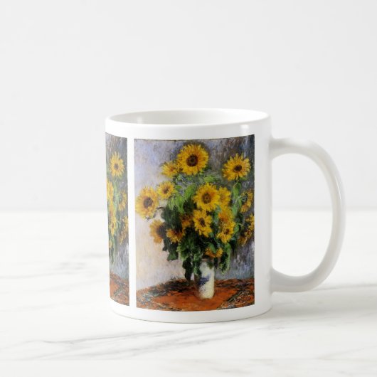 Mug Sunflowers, 1881 par Monet. (Droite)