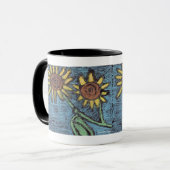Mug Sunflowers Forever - Art pour enfants pour CHOC (Devant gauche)