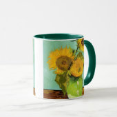 Mug Sunflowers par Van Gogh (Devant droit)