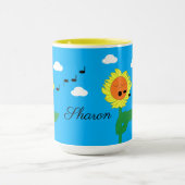 Mug Sunflowers Singing: (Centre)