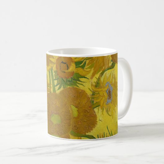 Mug Sunflowers - Vincent van Gogh (Devant droit)