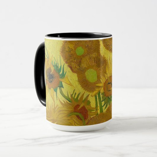 Mug Sunflowers-Vincent van Gogh Small (Devant gauche)