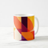 Mug Sunlit Plum Orange Geometric Abstract (Devant droit)