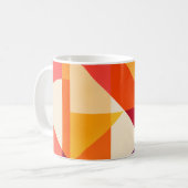 Mug Sunlit Plum Orange Geometric Abstract (Devant gauche)