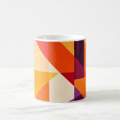 Mug Sunlit Plum Orange Geometric Abstract (Centre)