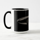 Mug Sunlit Saturn Gas géant Planet par Cassini (Gauche)