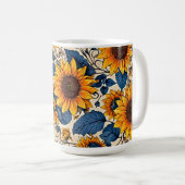 Mug Sunlit Splendor : Motif Sunflower (Devant droit)