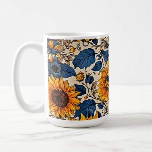 Mug Sunlit Splendor : Motif Sunflower (Gauche)