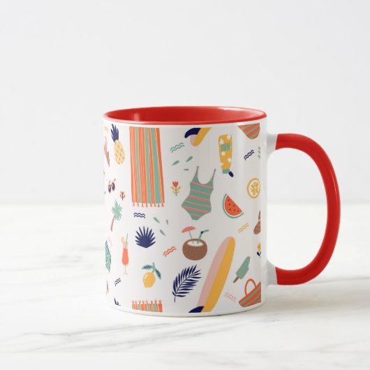 Mug Sunny Beach Fun Motif (Droite)