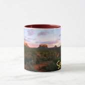Mug Sunrise du matin, désert de Sedona Arizona (Centre)