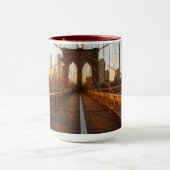 Mug Sunrise du pont Brooklyn de New York (Centre)