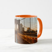 Mug Sunrise du pont Brooklyn de New York (Devant droit)