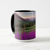 Mug Sunrise fleur sauvage | Butte de crête, Colorado (Devant gauche)