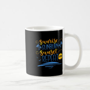 Mug Sunrise Sunburn Sunset Répétition