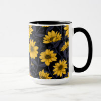 Sunroot, tournesol sauvage en jaune et bleu