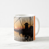 Mug Sunset Bagenkop Harbour, Langeland, Danemark (Devant droit)