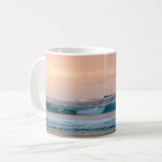 Mug Sunset Beach et océan (Devant gauche)