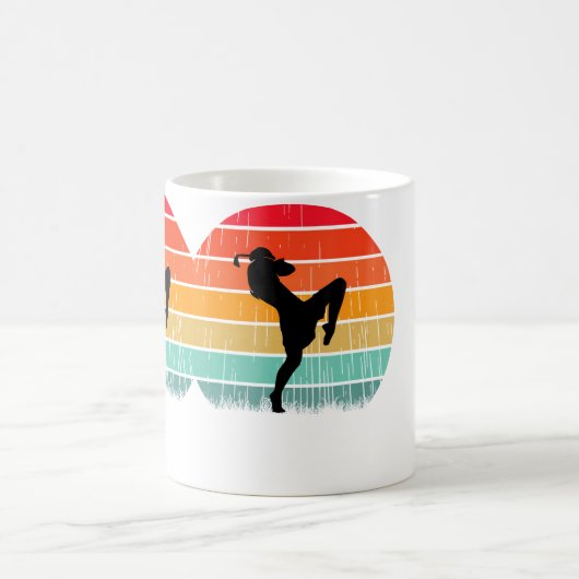 Mug Sunset Boxing Fighter Kick Muay Thai Lover (Centre)