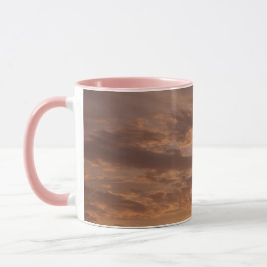 Mug Sunset Clouds II Pastel Nature Abstraite (Gauche)