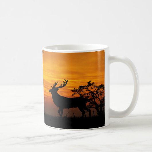 Mug Sunset Deer Silhouette (Droite)