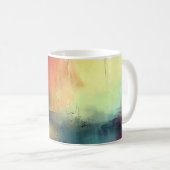 Mug Sunset Hues Abstrait Art Mug, idée de cadeau artis (Devant droit)