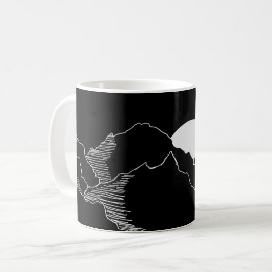 Mug Sunset in Black (Devant gauche)