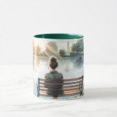 Mug Sunset Reflections Lake Scene (Centre)